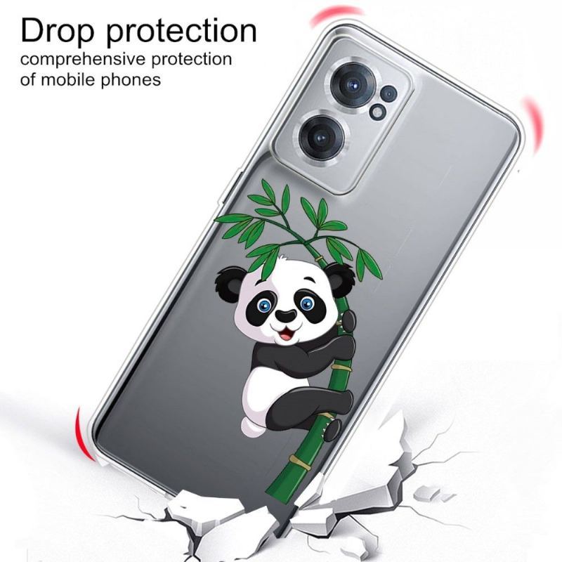 Etui do OnePlus Nord CE 2 5G Classic Panda Na Bambusie