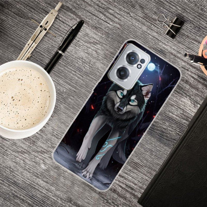 Etui do OnePlus Nord CE 2 5G Drapieżny Wilk