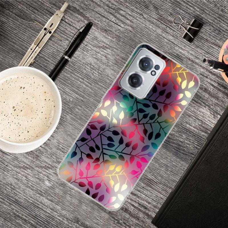 Etui do OnePlus Nord CE 2 5G Neonowe Rośliny