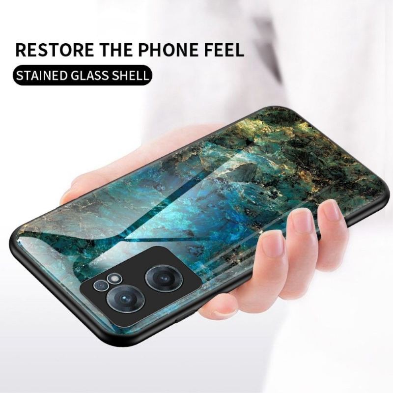 Etui do OnePlus Nord CE 2 5G Ocean Marble Szkło Powrót