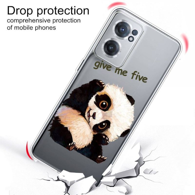 Etui do OnePlus Nord CE 2 5G Panda „daj Mi Pięć”