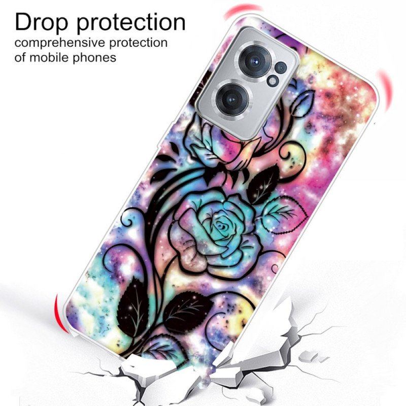 Etui do OnePlus Nord CE 2 5G Psychodeliczne Kwiaty