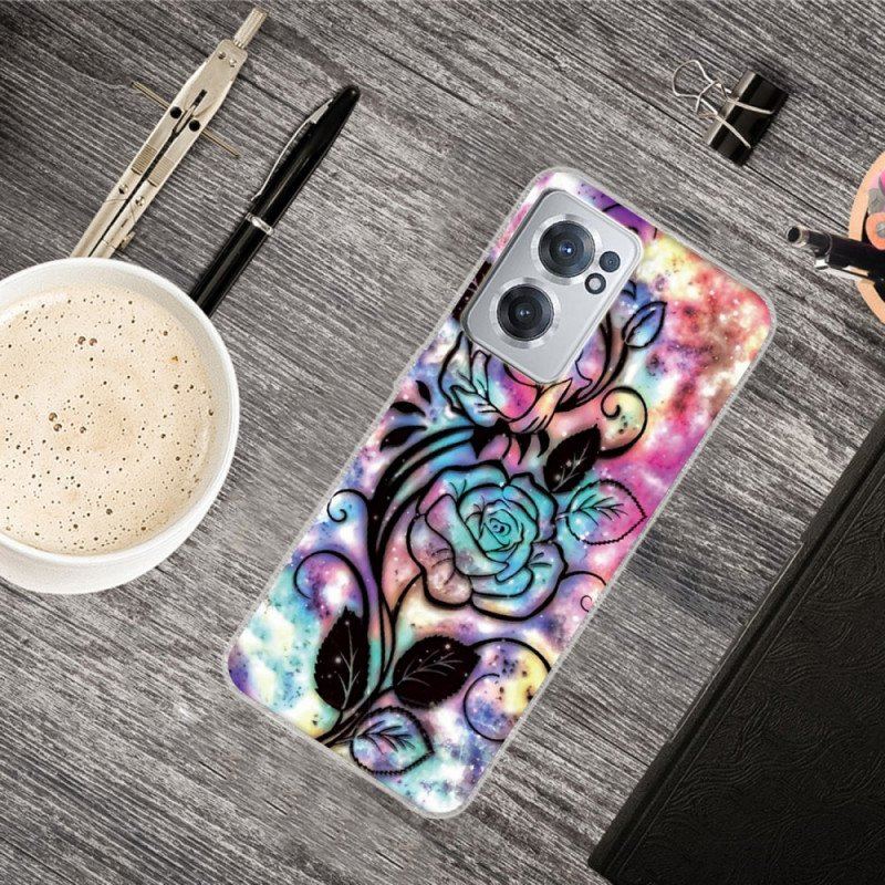 Etui do OnePlus Nord CE 2 5G Psychodeliczne Kwiaty