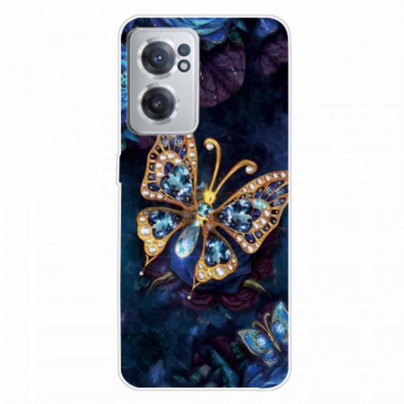 Etui do OnePlus Nord CE 2 5G Świetlisty Motyl