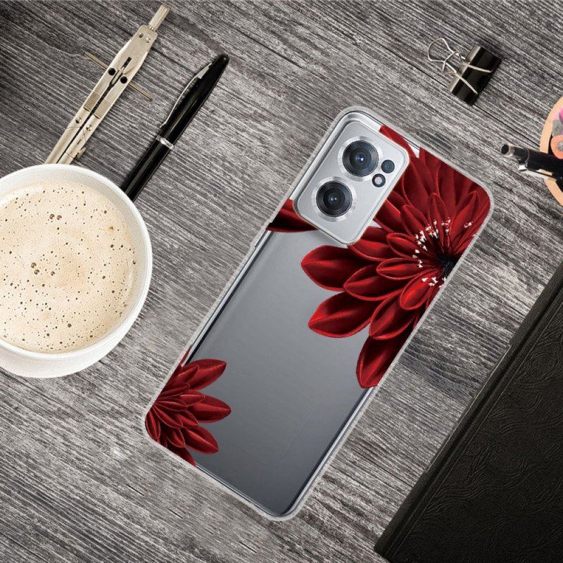 Etui do OnePlus Nord CE 2 5G Szkarłatny Kwiat