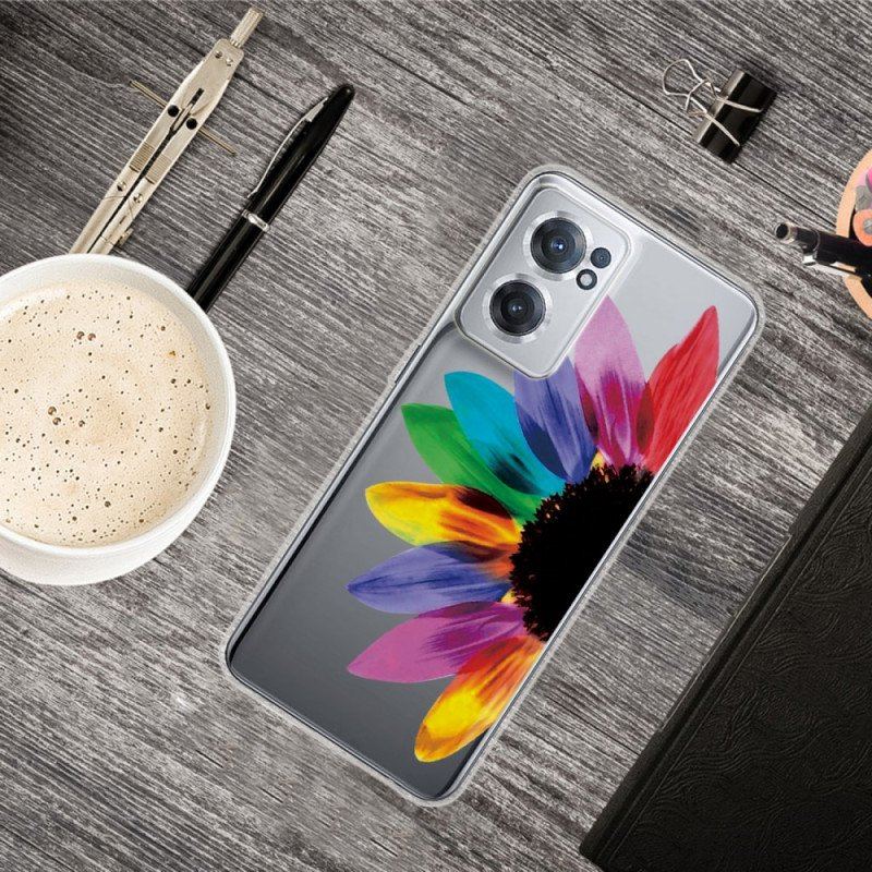 Etui do OnePlus Nord CE 2 5G Tęczowy Słonecznik