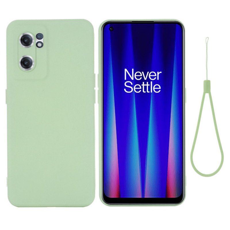 Etui do OnePlus Nord CE 2 5G Tekstura Z Mikrofibry