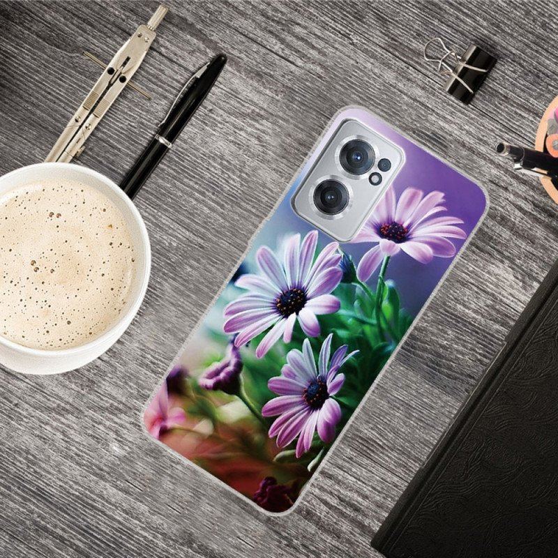 Etui do OnePlus Nord CE 2 5G Wiosenne Fiołki