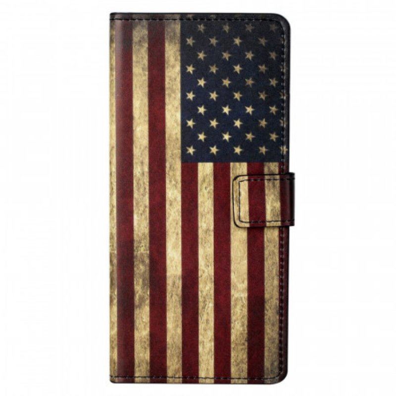 Etui Folio do OnePlus Nord CE 2 5G Flaga Ameryki