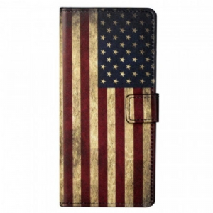 Etui Folio do OnePlus Nord CE 2 5G Flaga Ameryki