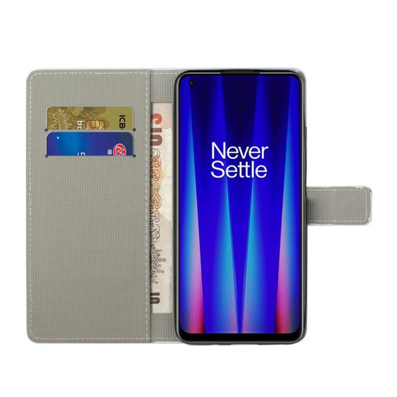 Etui Folio do OnePlus Nord CE 2 5G Flaga Ameryki