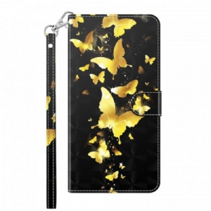 Etui Folio do OnePlus Nord CE 2 5G Nocne Motyle