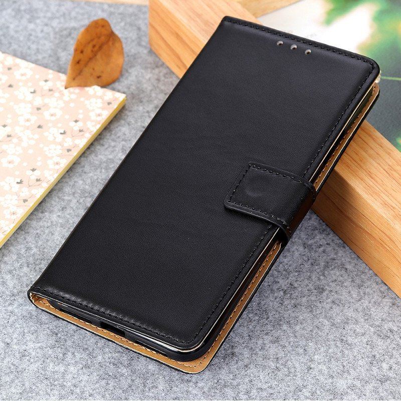 Etui Folio do OnePlus Nord CE 2 5G Odcisk Palca Z Imitacji Skóry