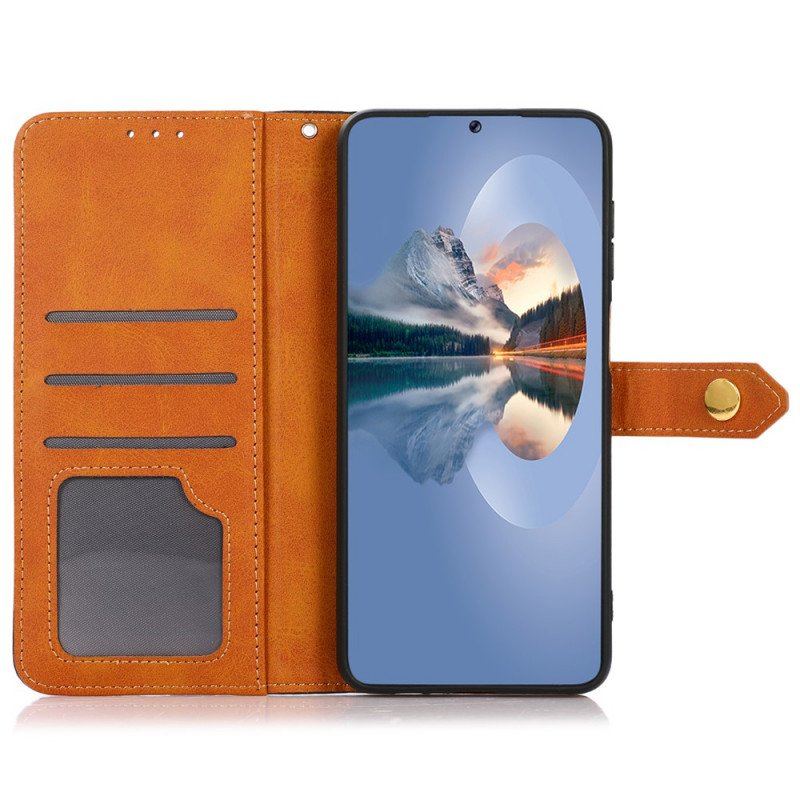 Etui Folio do OnePlus Nord CE 2 5G Przycisk Kazneh