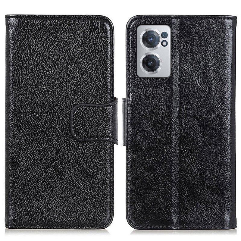 Etui Folio do OnePlus Nord CE 2 5G Tekstura Nappy