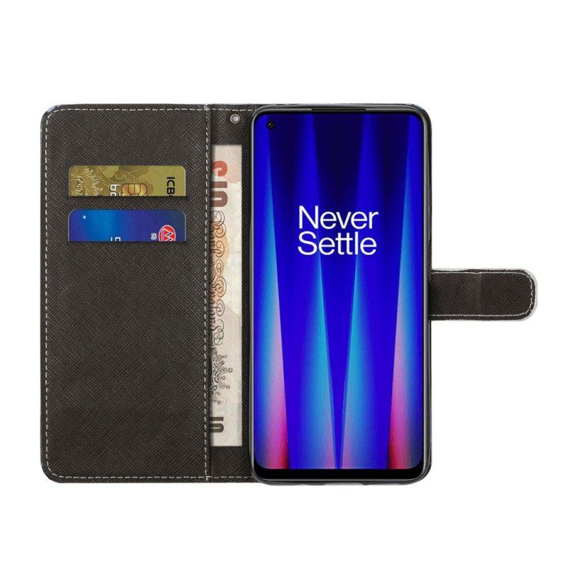 Etui Folio do OnePlus Nord CE 2 5G Tygrys Bóg