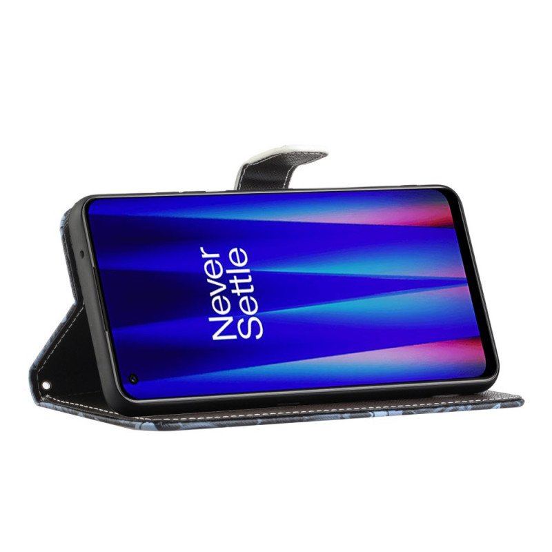 Etui Folio do OnePlus Nord CE 2 5G Tygrys Bóg