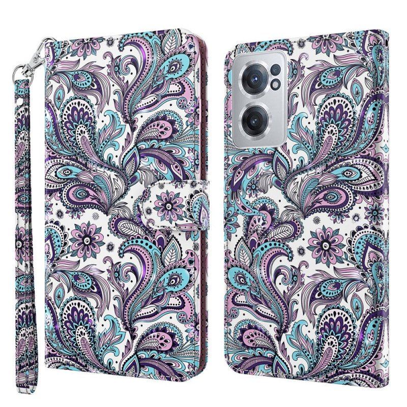 Etui Folio do OnePlus Nord CE 2 5G Wielobarwna Mandala