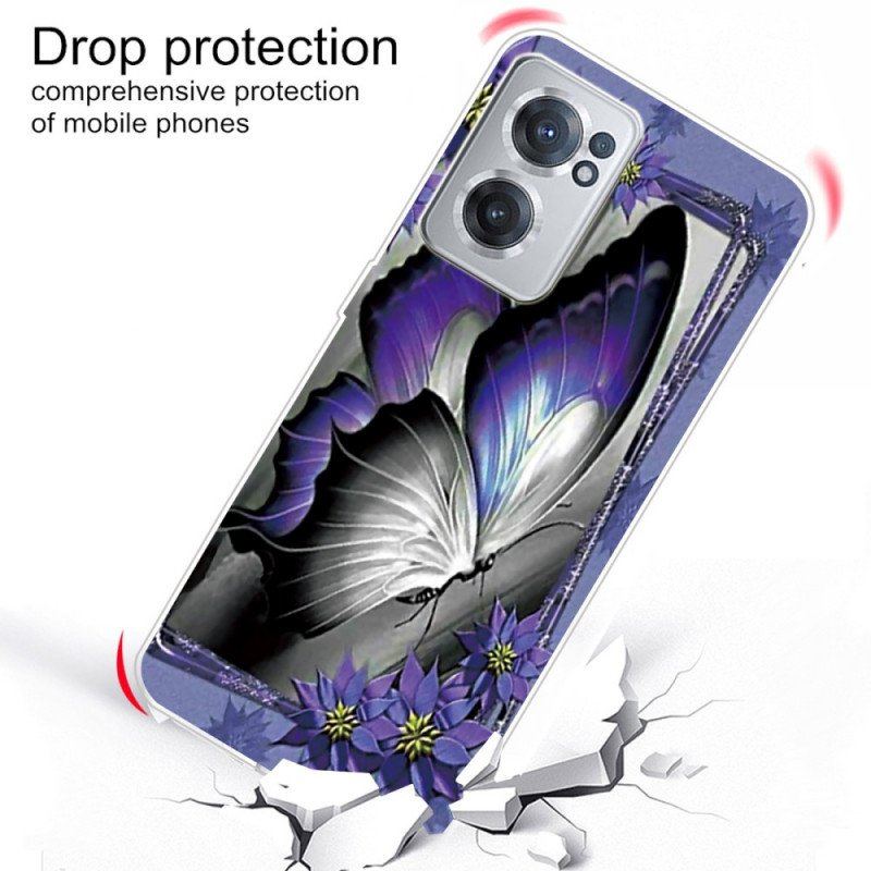 Futerały do OnePlus Nord CE 2 5G Motyl Ciemności