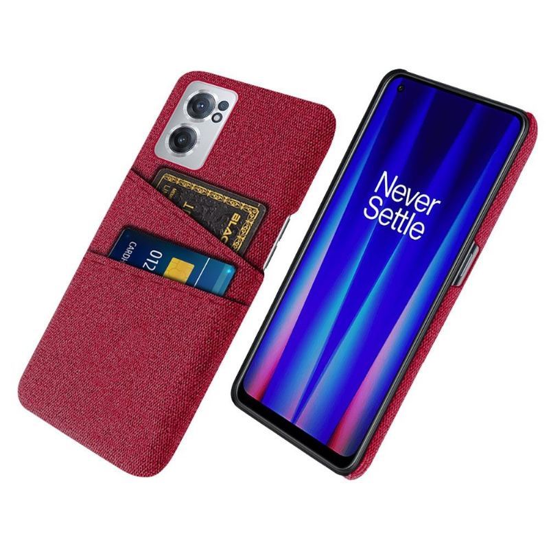 Futerały do OnePlus Nord CE 2 5G Obrzeża Tkaniny Posiadacz Karty