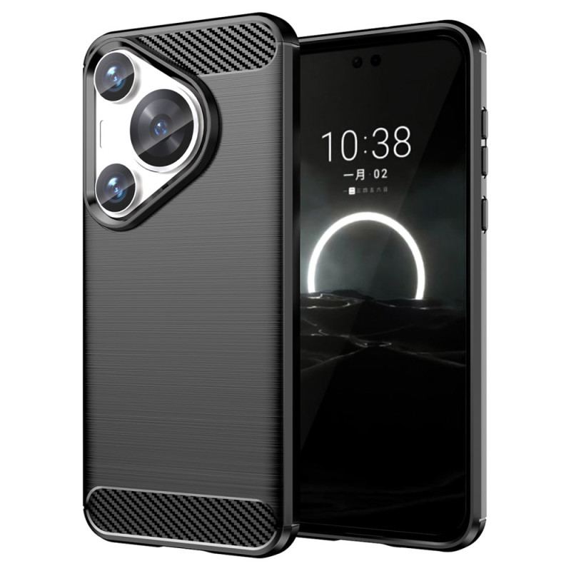 Etui Do Huawei Pura 70 Pro Szczotkowane Włókno Węglowe