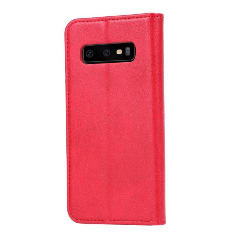 Etui do Samsung Galaxy S10e Obrzeża Skórzany Pokrowiec Na Stojak