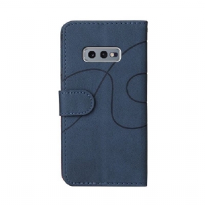 Etui Folio do Samsung Galaxy S10e Bicolor Artystyczny