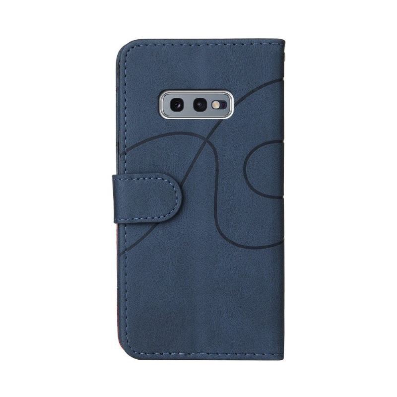 Etui Folio do Samsung Galaxy S10e Bicolor Artystyczny