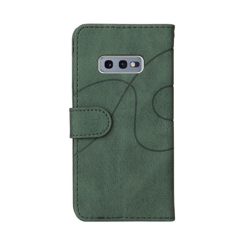 Etui Folio do Samsung Galaxy S10e Bicolor Artystyczny