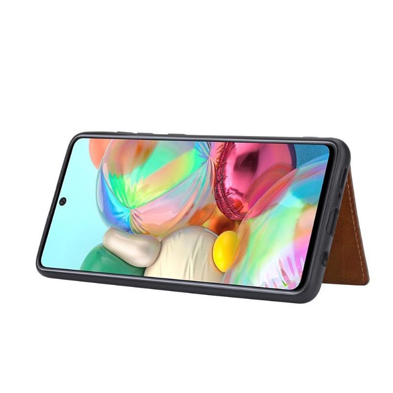 Etui do Samsung Galaxy A52 5G / A52 4G / A52s 5G Anti-fall Portfel Efekt Skóry