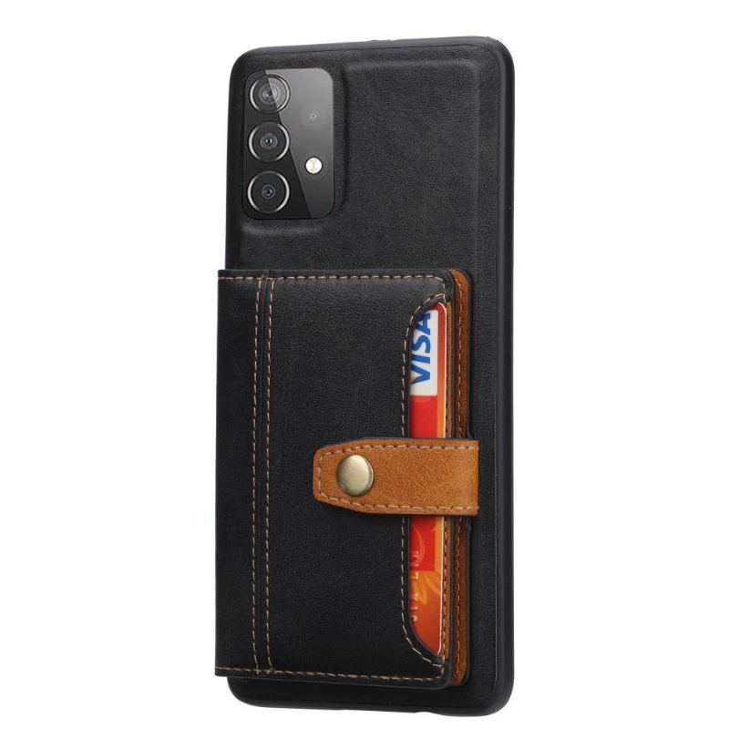 Etui do Samsung Galaxy A52 5G / A52 4G / A52s 5G Anti-fall Portfel Efekt Skóry