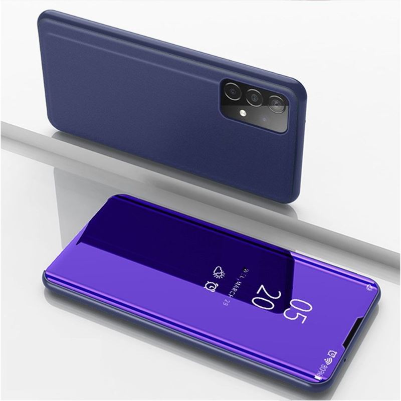 Etui do Samsung Galaxy A52 5G / A52 4G / A52s 5G Biznes Etui Folio Efekt Lustra