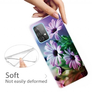 Etui do Samsung Galaxy A52 5G / A52 4G / A52s 5G Chryzantema