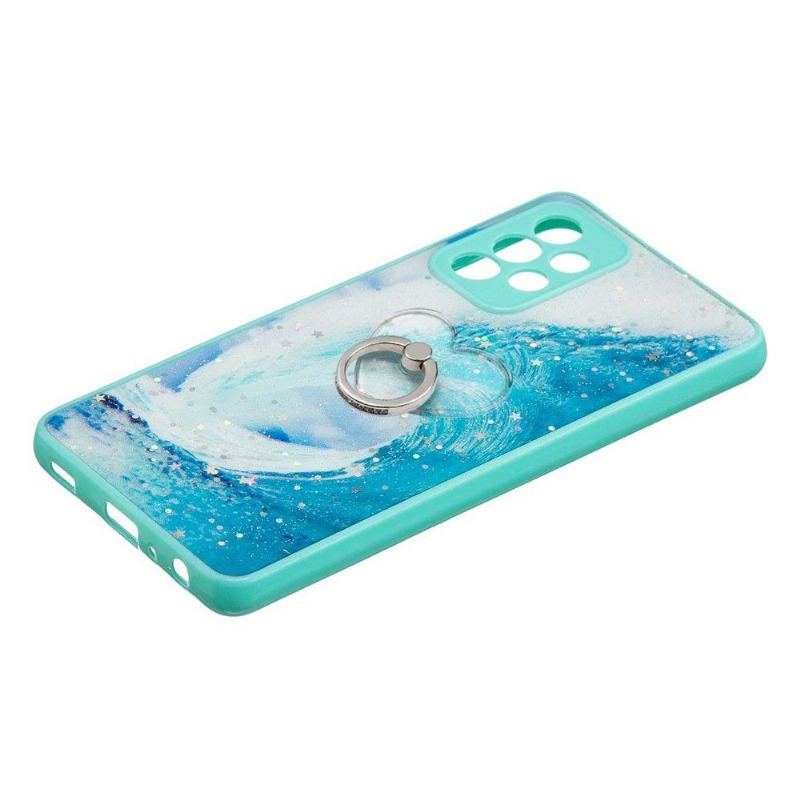 Etui do Samsung Galaxy A52 5G / A52 4G / A52s 5G Fala Z Pierścieniem