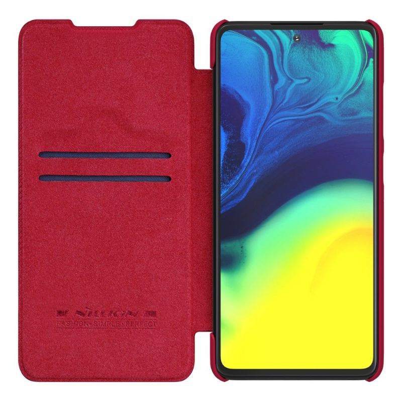 Etui Folio do Samsung Galaxy A52 5G / A52 4G / A52s 5G Classic Seria Qin Efekt Skóry