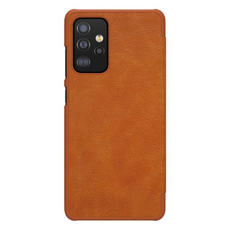 Etui Folio do Samsung Galaxy A52 5G / A52 4G / A52s 5G Classic Seria Qin Efekt Skóry