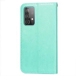 Etui Folio do Samsung Galaxy A52 5G / A52 4G / A52s 5G Koronkowy Wzór Ze Sztucznej Skóry