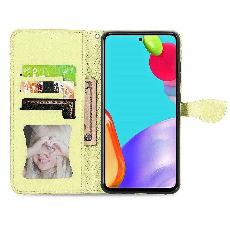 Etui Folio do Samsung Galaxy A52 5G / A52 4G / A52s 5G Mandala Liść