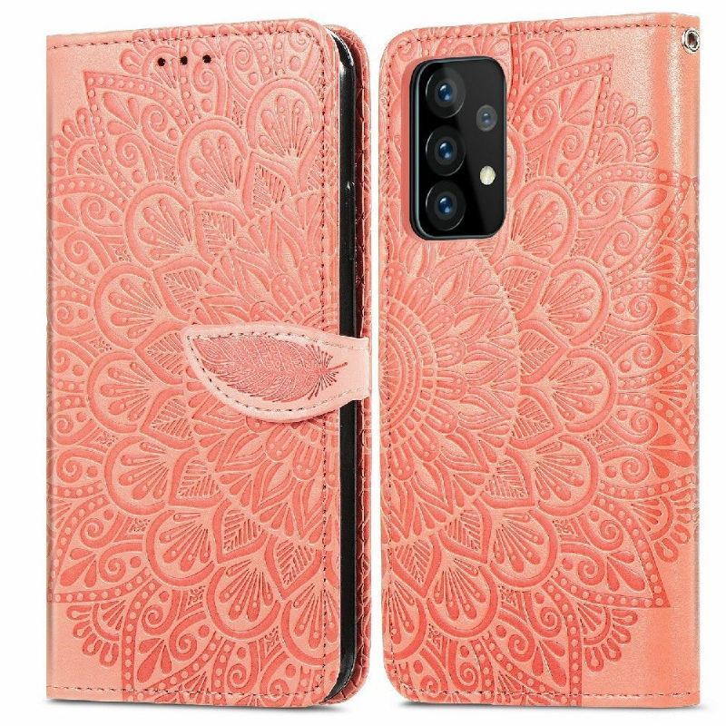 Etui Folio do Samsung Galaxy A52 5G / A52 4G / A52s 5G Mandala Liść