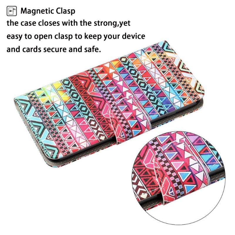 Etui Folio do Samsung Galaxy A52 5G / A52 4G / A52s 5G Obrzeża Aztec