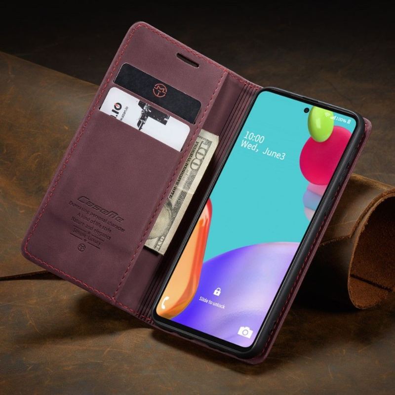 Etui Folio do Samsung Galaxy A52 5G / A52 4G / A52s 5G Obrzeża Golias Sztuczna Skóra