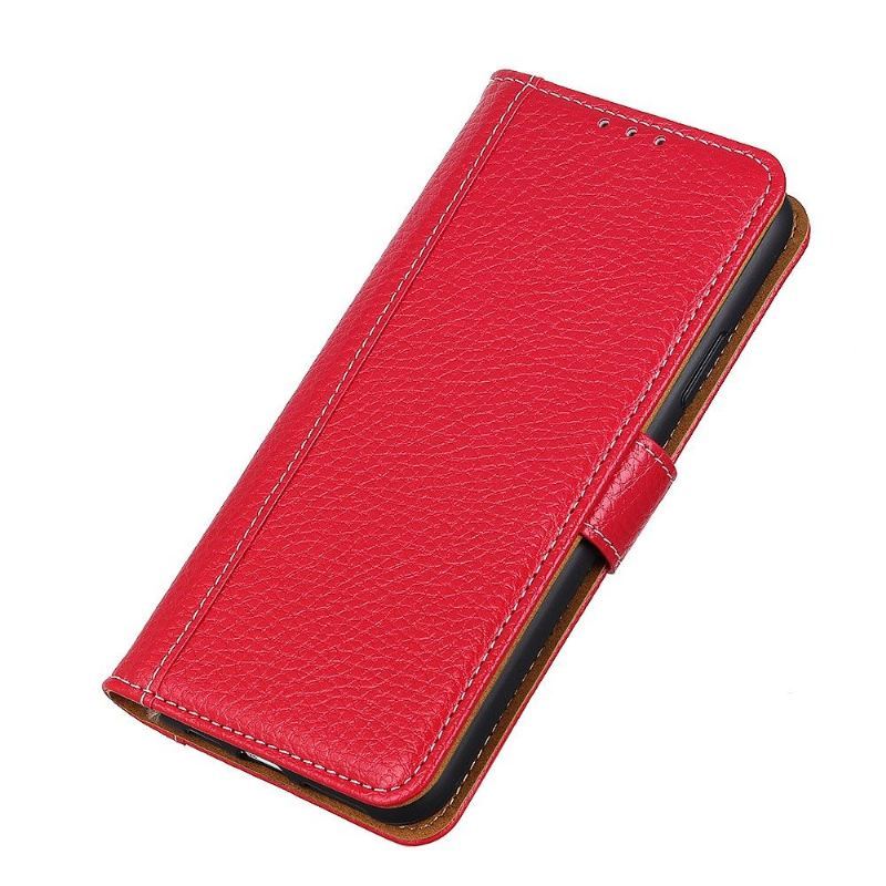 Etui Folio do Samsung Galaxy A52 5G / A52 4G / A52s 5G Obrzeża Litchi Skóra Efekt Skórzany Styl