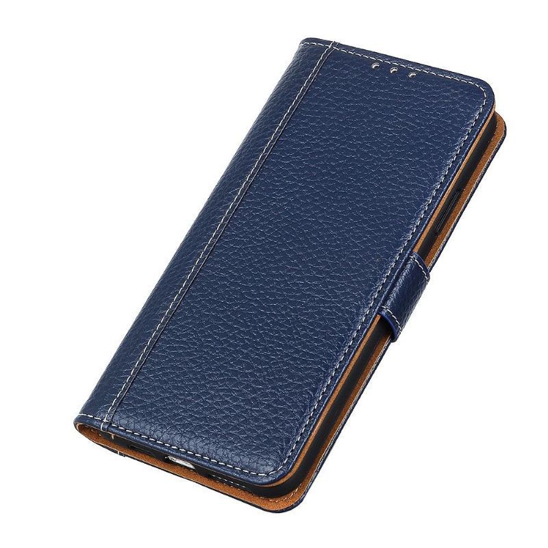 Etui Folio do Samsung Galaxy A52 5G / A52 4G / A52s 5G Obrzeża Litchi Skóra Efekt Skórzany Styl