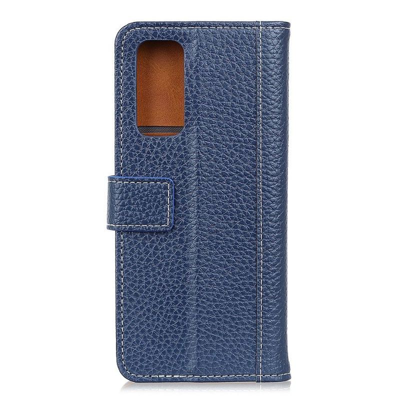 Etui Folio do Samsung Galaxy A52 5G / A52 4G / A52s 5G Obrzeża Litchi Skóra Efekt Skórzany Styl