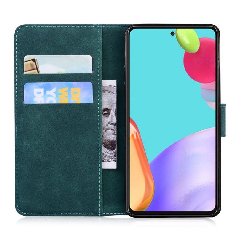 Etui Folio do Samsung Galaxy A52 5G / A52 4G / A52s 5G Obrzeża Etui Ochronne Kolorowa Ochrona Motyla