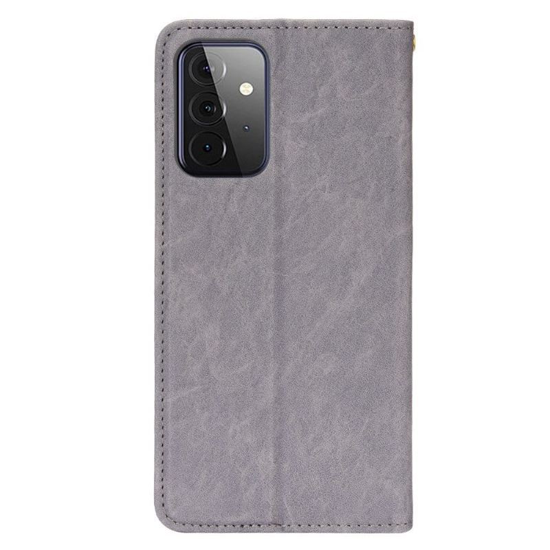 Etui Folio do Samsung Galaxy A52 5G / A52 4G / A52s 5G Obrzeża Skórzany Futerał Ze Sztucznej Skóry W Stylu Retro