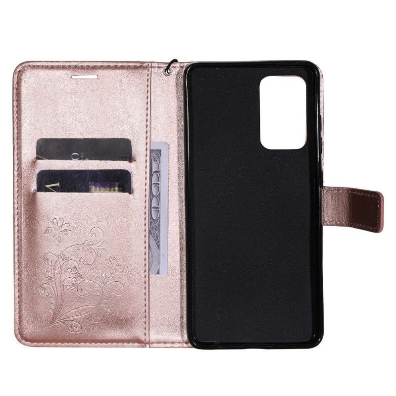 Etui Folio do Samsung Galaxy A52 5G / A52 4G / A52s 5G Obsługa Funkcji Motyli