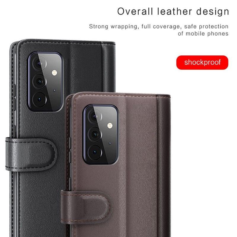 Etui Folio do Samsung Galaxy A52 5G / A52 4G / A52s 5G Premium Skóra