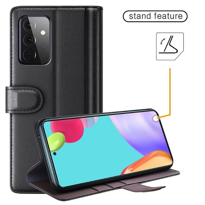 Etui Folio do Samsung Galaxy A52 5G / A52 4G / A52s 5G Premium Skóra