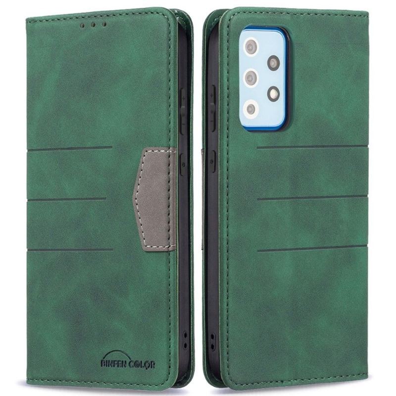 Etui Folio do Samsung Galaxy A52 5G / A52 4G / A52s 5G Skórzany Futerał Binfen Kolor Flip Faux Leather